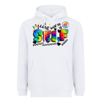 White self love tie dye Heavyweight Hoodie - Artiststas