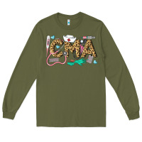 Army Green Western Certified Medical Assistant Long Sleeve Tee - LillyAllenDesigns