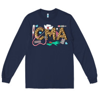 Navy Western Certified Medical Assistant Long Sleeve Tee - LillyAllenDesigns