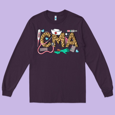 Western Certified Medical Assistant Long Sleeve Tee Designed By Lillyallendesigns
