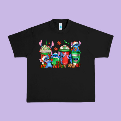 Christmas Stitch Coffee Urban Heavy Tee Designed By Jasminsmagicworld