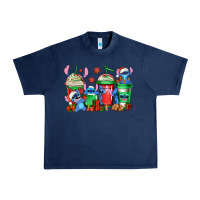 Navy christmas stitch coffee Urban Heavy Tee - Jasminsmagicworld