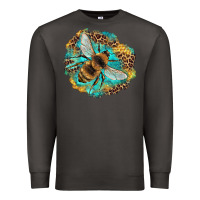 Smoke leopard honeycomb with bee Premium Sweatshirt - Artiststas