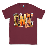 Burgundy cna certified nursing assistant nurse Classic Tee - NancyCooperArtShop