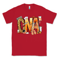Red cna certified nursing assistant nurse Classic Tee - NancyCooperArtShop