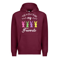 Burgundy Teaching My Favorite Bunny Premium Hoodie - Bettercallsaul