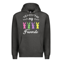 Charcoal Heather Teaching My Favorite Bunny Premium Hoodie - Bettercallsaul