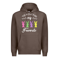 Coffee Teaching My Favorite Bunny Premium Hoodie - Bettercallsaul