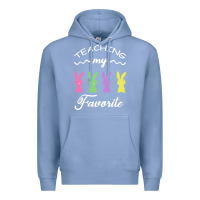 Colony Blue Teaching My Favorite Bunny Premium Hoodie - Bettercallsaul