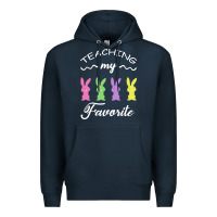 Navy Teaching My Favorite Bunny Premium Hoodie - Bettercallsaul