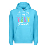 Ocean Blue Teaching My Favorite Bunny Premium Hoodie - Bettercallsaul