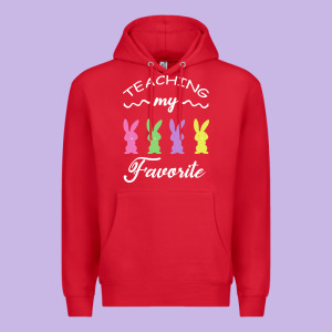 Teaching My Favorite Bunny Premium Hoodie Designed By Bettercallsaul