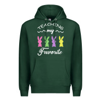 Sports Green Teaching My Favorite Bunny Premium Hoodie - Bettercallsaul