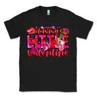 Black Mommy's Little Valentine Classic Tee - CowhideDigitalArt