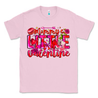 Bubblegum Pink Mommy's Little Valentine Classic Tee - CowhideDigitalArt