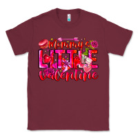 Burgundy Mommy's Little Valentine Classic Tee - CowhideDigitalArt