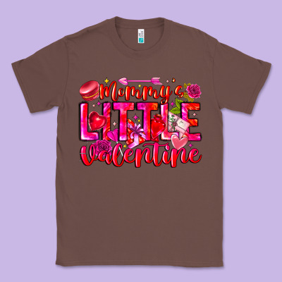 Mommy's Little Valentine Classic Tee Designed By Cowhidedigitalart