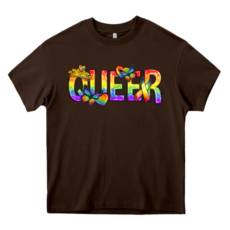 Queer Pride Lgbtq Heavy Core Tee by texasbilliewilder | Teevron