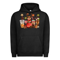 Pigment Black christmas reindeer coffee Urban Hoodie - CowGirlArtShop