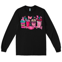 Black cancer coffee cups Long Sleeve Tee - NancyCooperArtShop