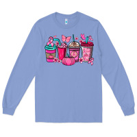 Colony Blue cancer coffee cups Long Sleeve Tee - NancyCooperArtShop