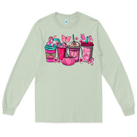 Matcha cancer coffee cups Long Sleeve Tee - NancyCooperArtShop