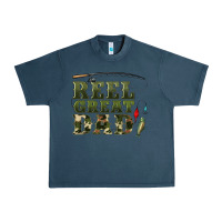 Midnight Navy reel great dad Urban Heavy Tee - Artiststas