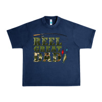 Navy reel great dad Urban Heavy Tee - Artiststas