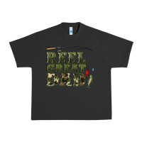 Pigment Black reel great dad Urban Heavy Tee - Artiststas