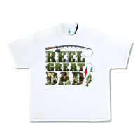 White reel great dad Urban Heavy Tee - Artiststas