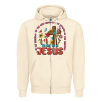 Sandshell in the waiting there was jesus Zipper Hoodie - MaliasSmallBusiness