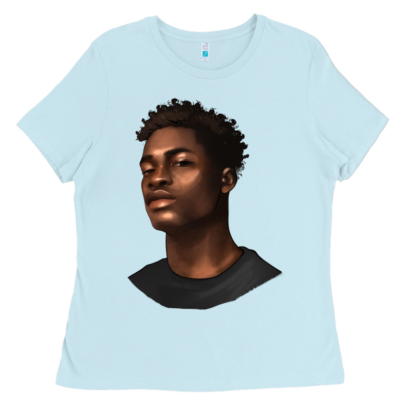Afro Man Ladies Tee by texasbilliewilder | Teevron