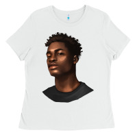 White afro man Ladies Tee - texasbilliewilder