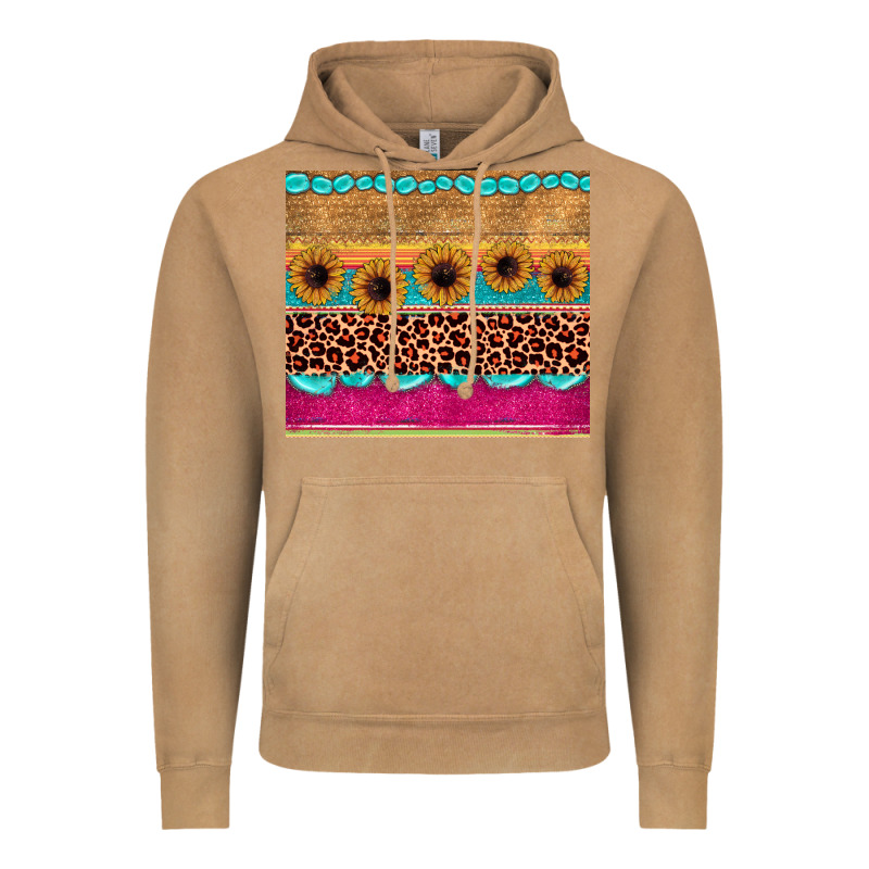 Leopard Sunflower Gemstone Vintage Hoodie by JahusDesignShop | Teevron