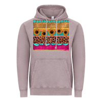 Vintage Zinc leopard sunflower gemstone Vintage Hoodie - JahusDesignShop