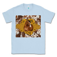 Dusty Blue horse Classic Tee - BarkalooDesign