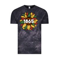 Cloud Black juneteenth 1865 sunflower Vintage Tee - Artiststas