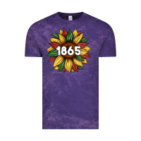Cloud Purple juneteenth 1865 sunflower Vintage Tee - Artiststas