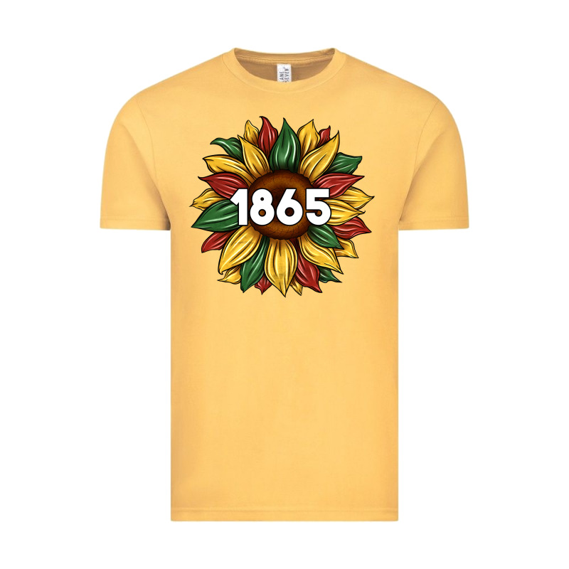Juneteenth 1865 Sunflower Vintage Tee by Artiststas | Teevron