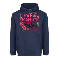 Navy mama mommy mom bruh Heavyweight Hoodie - Artiststas