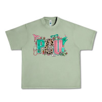 Oil Green pcu Urban Heavy Tee - AdoDesignShop