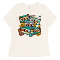 Bone 90s country casette tapes Ladies Tee - texasbilliewilder
