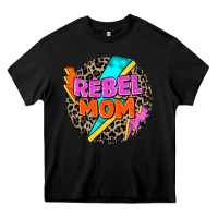 Black rebel mom Heavy Core Tee - Zillion Design Studio