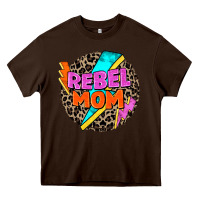 Chocolate Brown rebel mom Heavy Core Tee - Zillion Design Studio