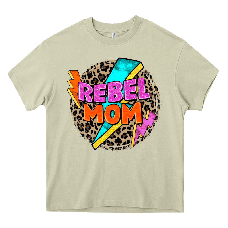 Rebel Mom Heavy Core Tee by Zillion Design Studio | Teevron