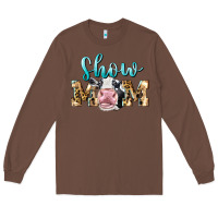 Chestnut Western Show Mom Holstein Long Sleeve Tee - LillyAllenDesigns