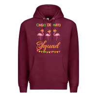 Burgundy Cinco De Mayo Squad Premium Hoodie - Bettercallsaul