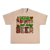 Burro dear santa just bring a beer with a beer bottle Urban Heavy Tee - AdoDesignShop