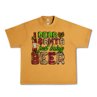 Peanut Butter dear santa just bring a beer with a beer bottle Urban Heavy Tee - AdoDesignShop