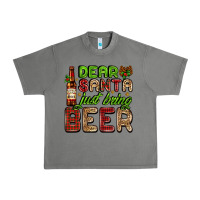 Tornado dear santa just bring a beer with a beer bottle Urban Heavy Tee - AdoDesignShop